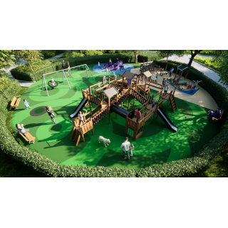 032 Wooden Playground in Blue_1656