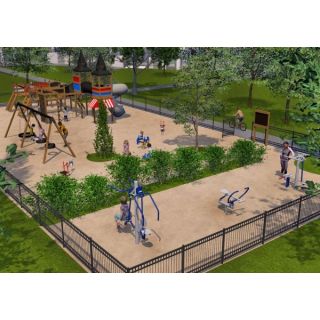 Wooden Playground & Outdoor Fitness_2061