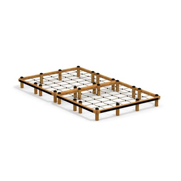 Leksaksstruktur för klättring utomhus - Krypnät.