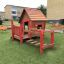 Lekstuga för barn med rutschkana – Anna's Playhouse.