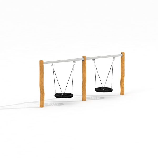 Dubbla gungor av modellen Double Swing Robinia (BNS 90).