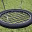 Rund gunga Bird Nest Swing Nature (BNS 120 cm) med robust nät.