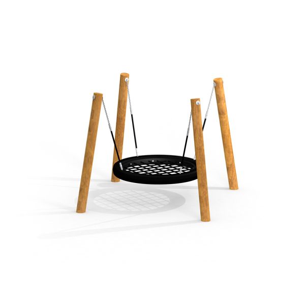 Robinia Swing 4 Posts (BNS 120 cm) - svänggunga med fyra trästolpar