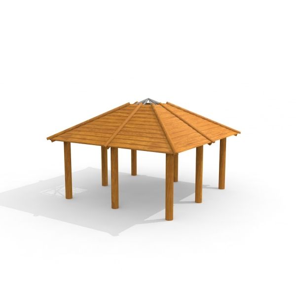 Träpaviljong Grillhus Nature för utomhusbruk.
