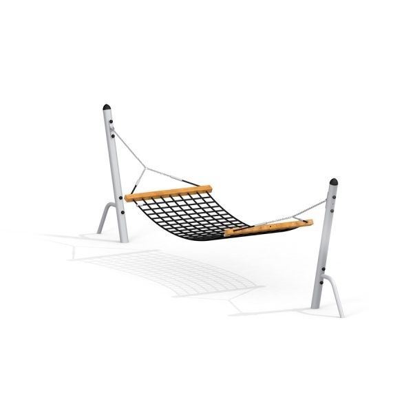 Hängmatta Hammock stål monterad på stålram.