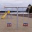Gungstativ T-Gunga Stål 2-Platser (20112) - tvågungor i lekpark.