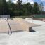 Skatepark med olika ramper och hinder, Fun Box nr 13.