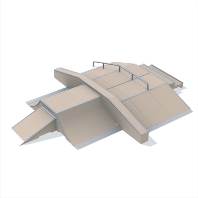 Skatepark för barn Fun Box nr 6.