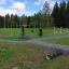 Utomhus fitnesspark utrustad med Tressfit träningsutrustning.